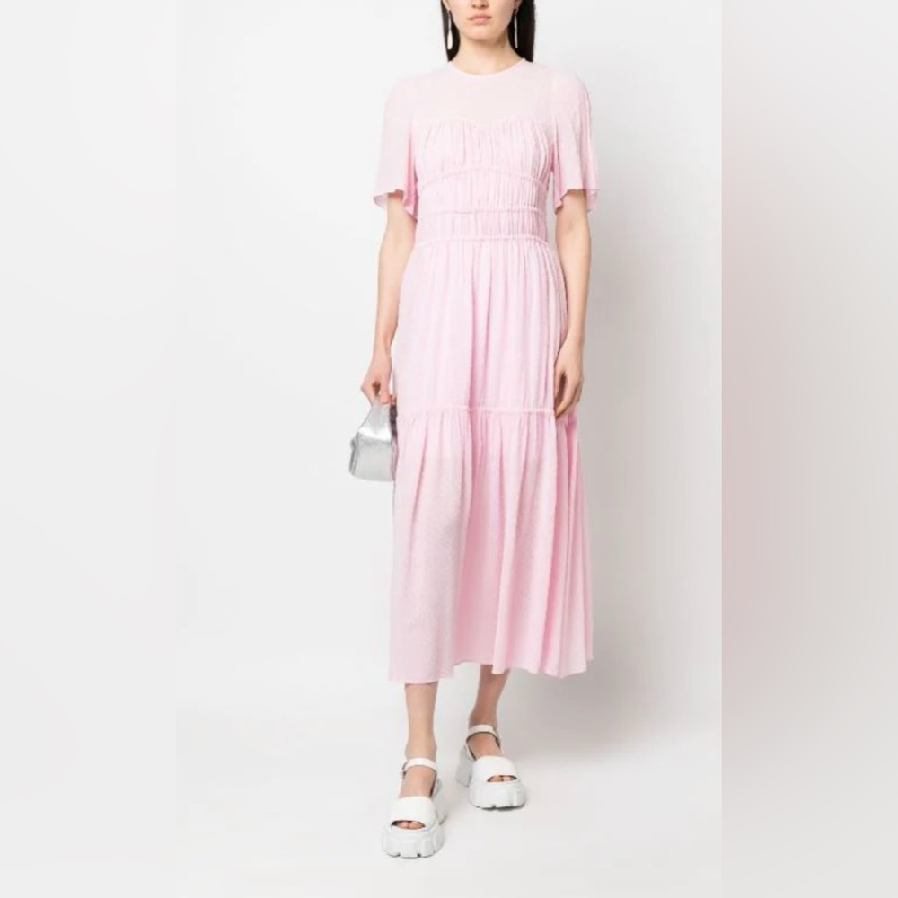 Baum und Pferdgarten Pink Midi Anissa Dress, Size 2‎